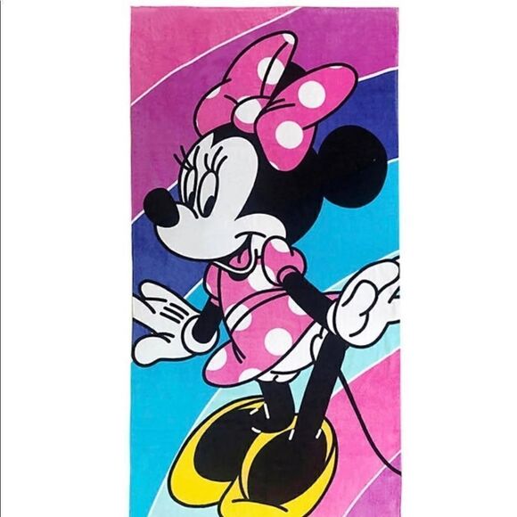 DISNEY MINNIE MOUSE BEACH TOWEL - Picture 2 of 4